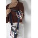 Silver Polo Μπλε Γυναικεία τσάντα χιαστί μονής θήκης με μικρό πορτοφόλι