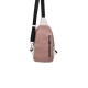Silver Polo Ροζ-Λευκή Γυναικεία τσάντα Freebag με δύο θήκες