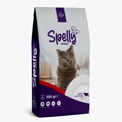Spelly Premium Ξηρά Τροφή για Ενήλικες Γάτες με Μοσχάρι 300gr Spelly Premium Ξηρά Τροφή για Ενήλικες Γάτες με Μοσχάρι 300gr