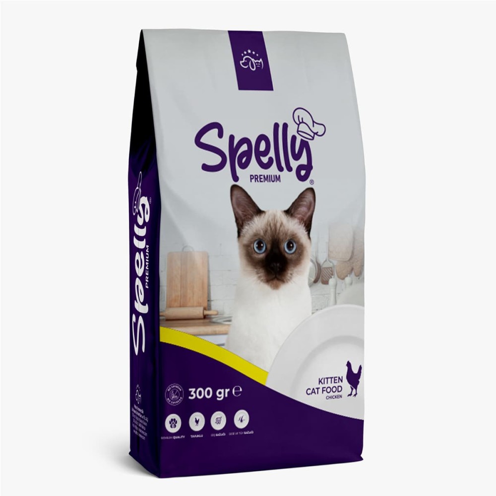 Spelly Kitten Premium Ξηρά Τροφή για Γατάκια με Κοτόπουλο 300gr