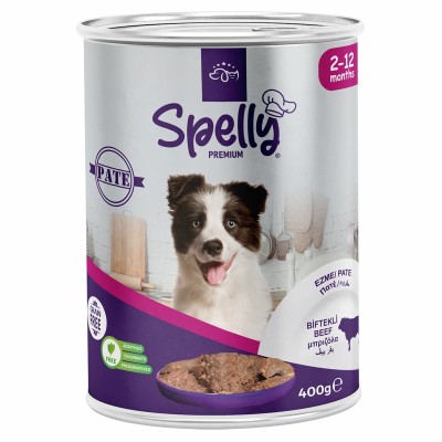 Spelly Premium Πατέ Μοσχάρι για Κουτάβια 400gr Spelly Premium Πατέ Μοσχάρι για Κουτάβια 400gr