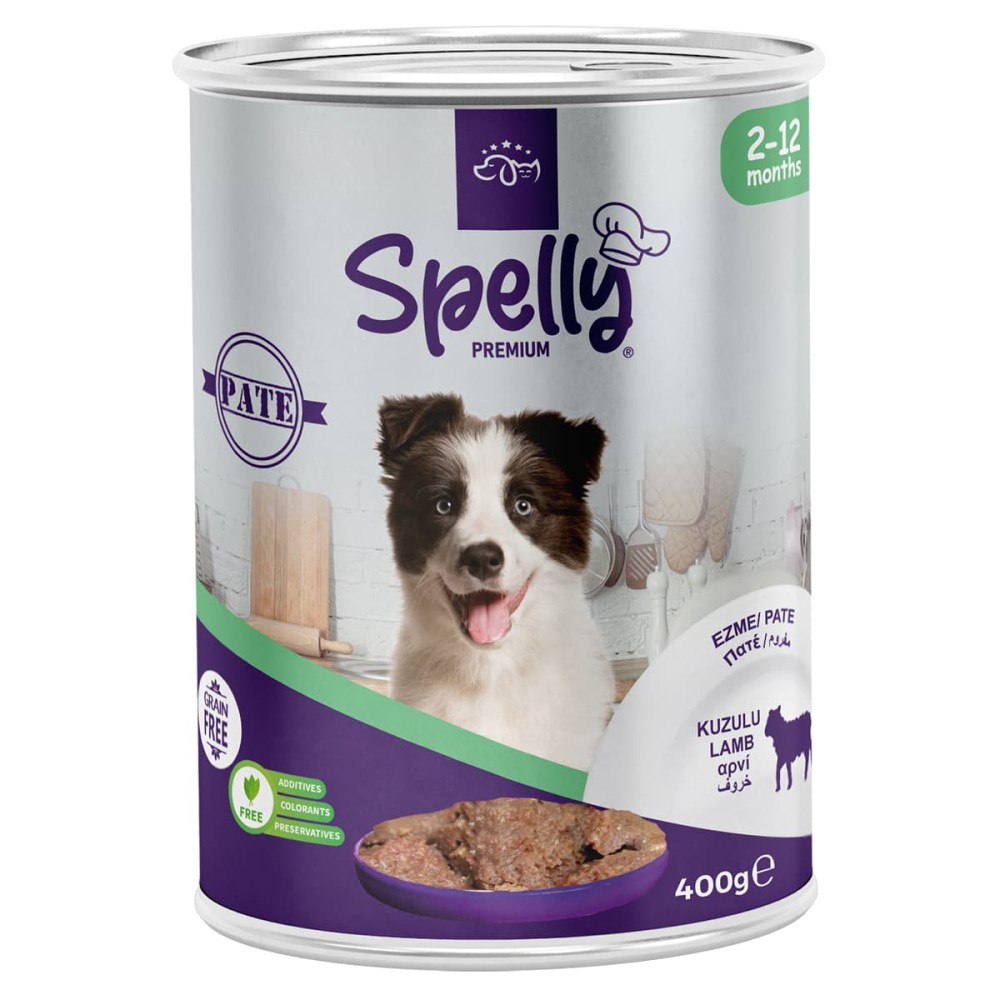 Spelly Premium Πατέ Αρνί για Κουτάβια 400gr Spelly Premium Πατέ Αρνί για Κουτάβια 400gr