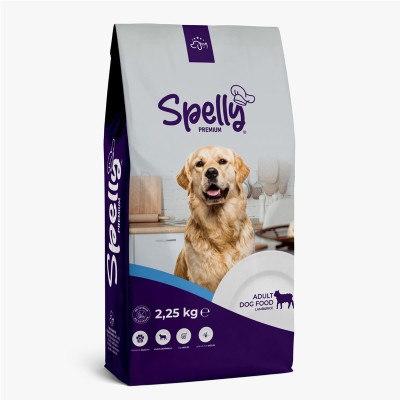 Spelly Premium Ξηρά Τροφή για Ενήλικους Σκύλους με Αρνί & Ρύζι 2.25kg Spelly Premium Ξηρά Τροφή για Ενήλικους Σκύλους με Αρνί & Ρύζι 2.25kg