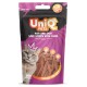 Uniq 50gr Λιχουδιά για Γάτες για Μαλλιά και Δέρμα Μαλακές Λωρίδες με Σολομό και Ταυρίνη Uniq 50gr Λιχουδιά για Γάτες για Μαλλιά και Δέρμα Μαλακές Λωρίδες με Σολομό και Ταυρίνη