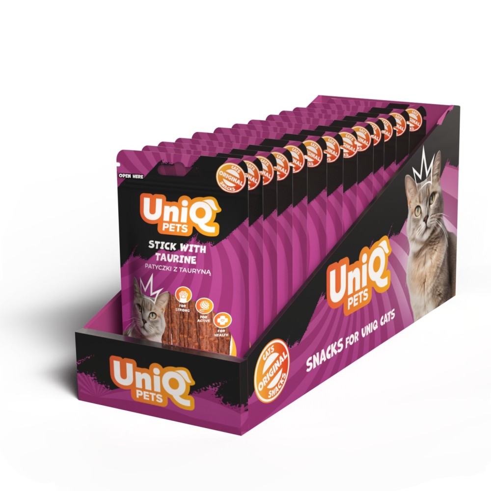 Uniq 50gr Λιχουδιά για Γάτες Στικς με Ταυρίνη Uniq 50gr Λιχουδιά για Γάτες Στικς με Ταυρίνη