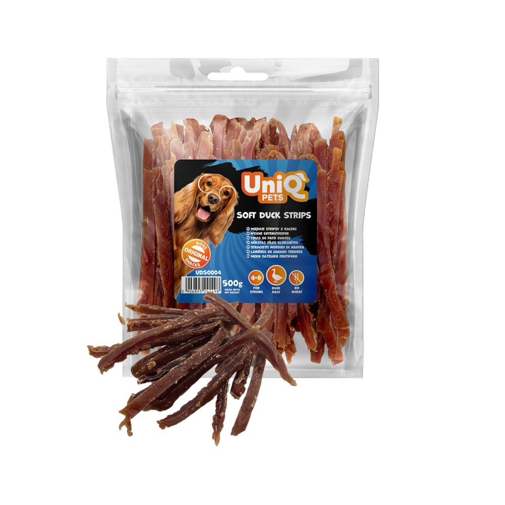 Uniq 500gr Λιχουδιά για Σκύλους Λωρίδες Πάπιας Uniq 500gr Λιχουδιά για Σκύλους Λωρίδες Πάπιας