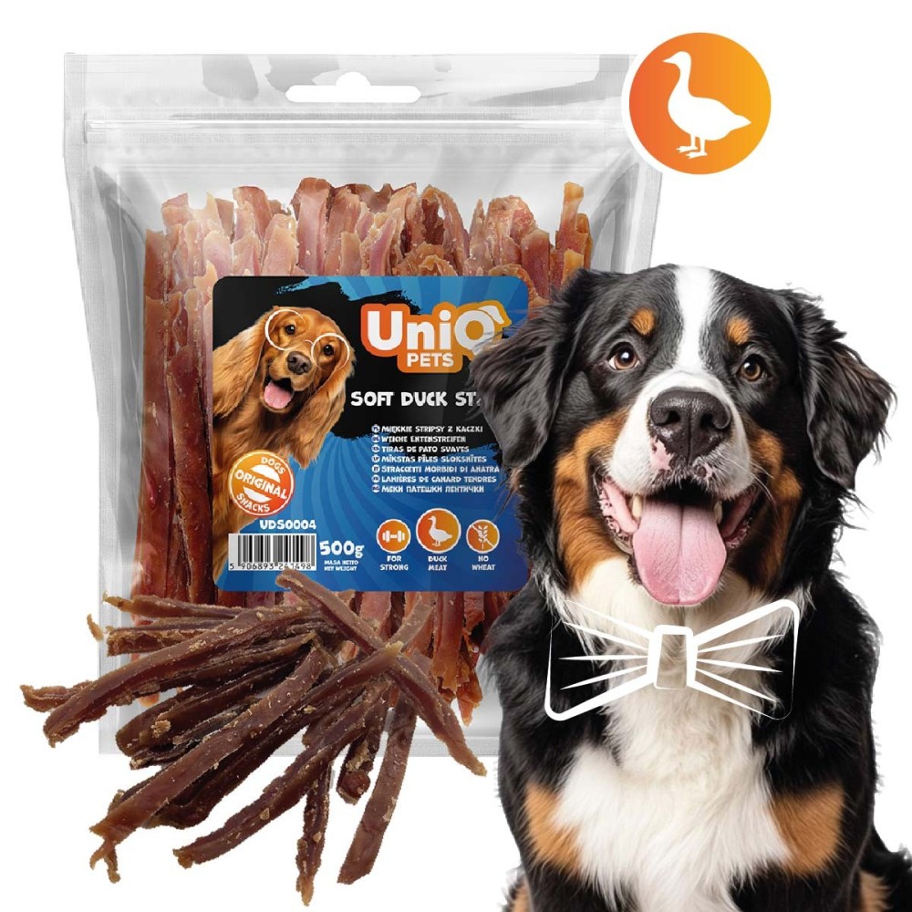 Uniq 500gr Λιχουδιά για Σκύλους Λωρίδες Πάπιας Uniq 500gr Λιχουδιά για Σκύλους Λωρίδες Πάπιας