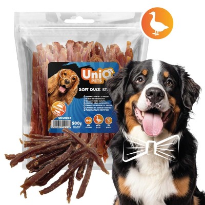 Uniq 500gr Λιχουδιά για Σκύλους Λωρίδες Πάπιας Uniq 500gr Λιχουδιά για Σκύλους Λωρίδες Πάπιας