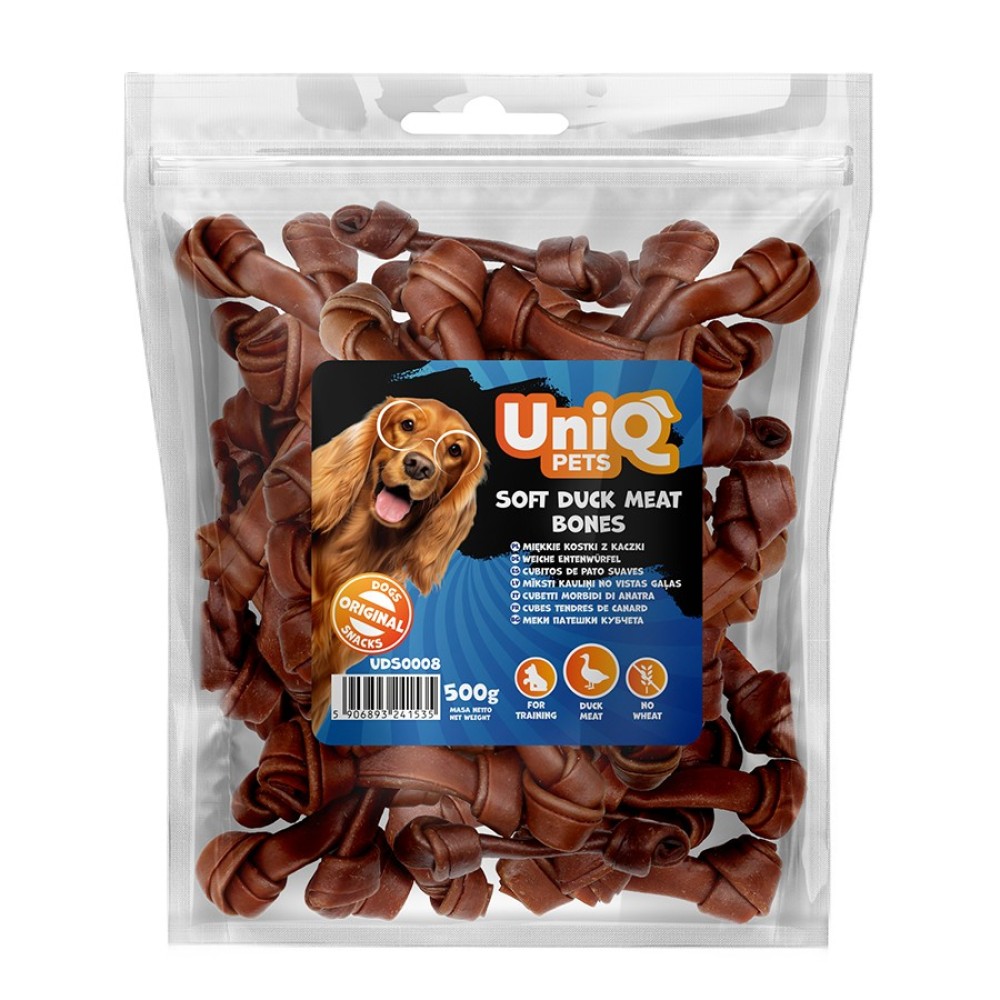 Uniq 500gr Λιχουδιά για Σκύλους σε Σχήμα Κόκκαλα με Πάπια Uniq 500gr Λιχουδιά για Σκύλους σε Σχήμα Κόκκαλα με Πάπια