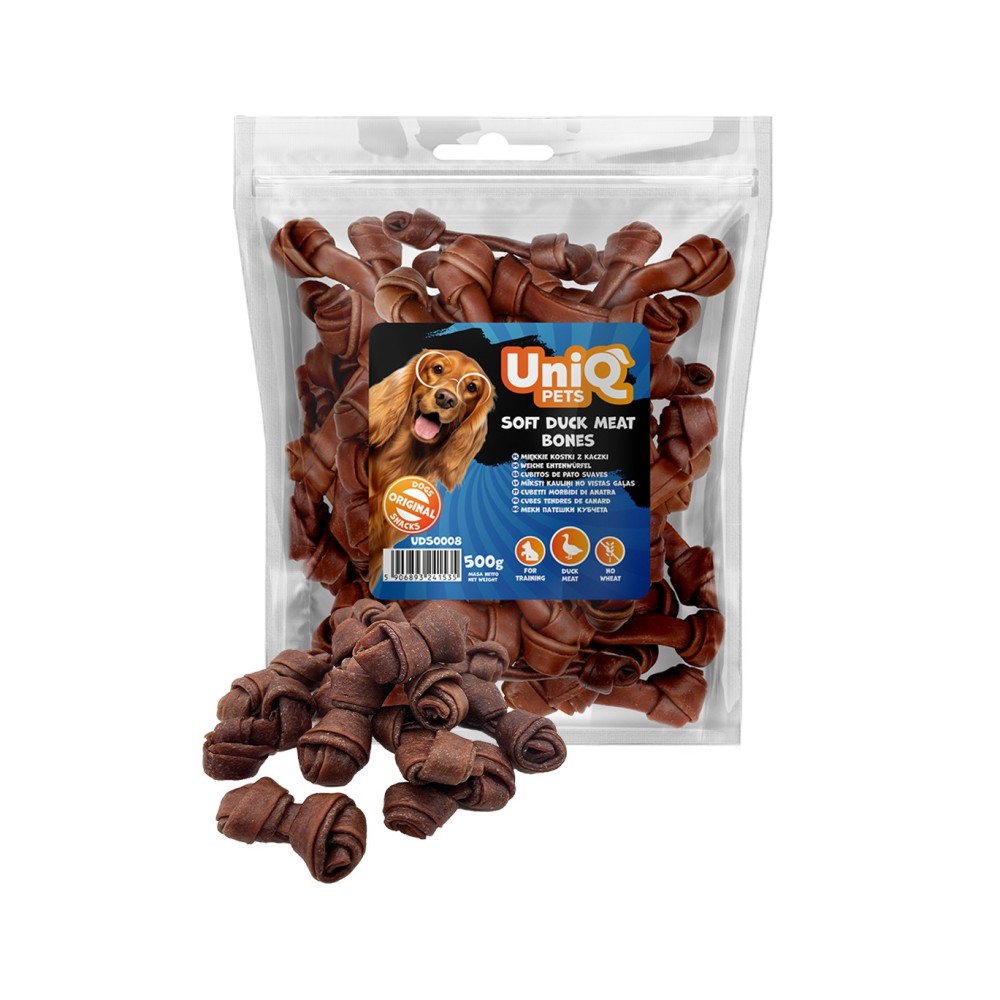 Uniq 500gr Λιχουδιά για Σκύλους σε Σχήμα Κόκκαλα με Πάπια Uniq 500gr Λιχουδιά για Σκύλους σε Σχήμα Κόκκαλα με Πάπια