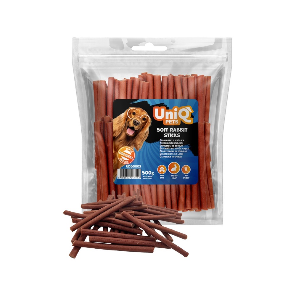 Uniq 500gr Λιχουδιά για Σκύλους Μαλακά Στικς με Κουνέλι Uniq 500gr Λιχουδιά για Σκύλους Μαλακά Στικς με Κουνέλι