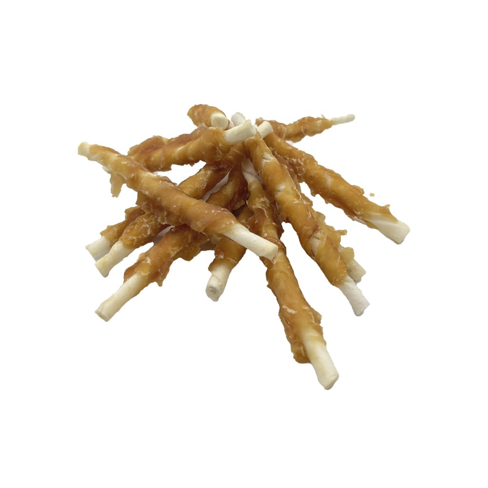 Uniq 500gr Λιχουδιά για Σκύλους Στικς από Δέρμα Τυλιγμένα με Κοτόπουλο Uniq 500gr Λιχουδιά για Σκύλους Στικς από Δέρμα Τυλιγμένα με Κοτόπουλο