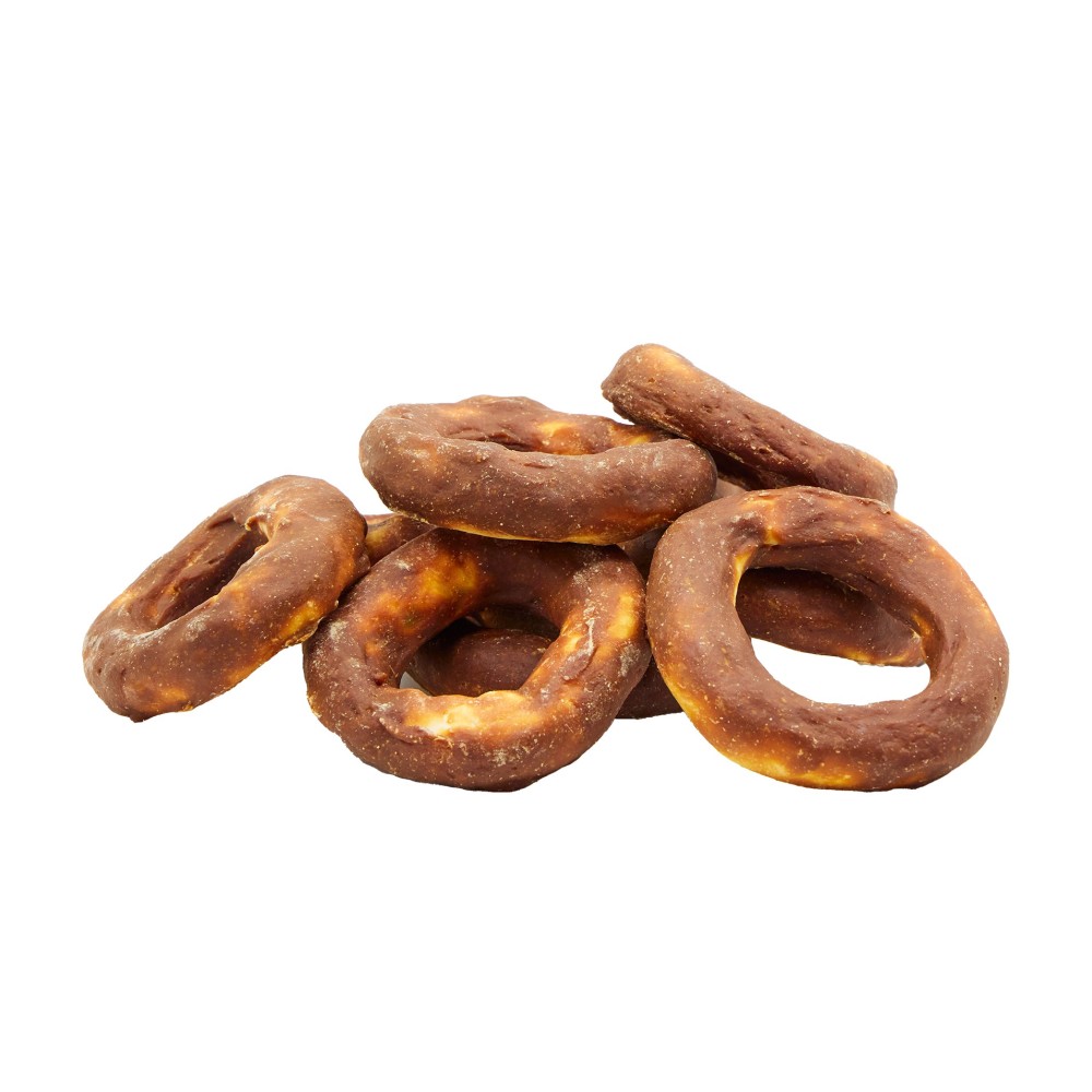 Uniq 500gr Λιχουδιά για Σκύλους Δαχτυλίδια από Δέρμα Τυλιγμένα με Αρνί 10εκ Uniq 500gr Λιχουδιά για Σκύλους Δαχτυλίδια από Δέρμα Τυλιγμένα με Αρνί 10εκ