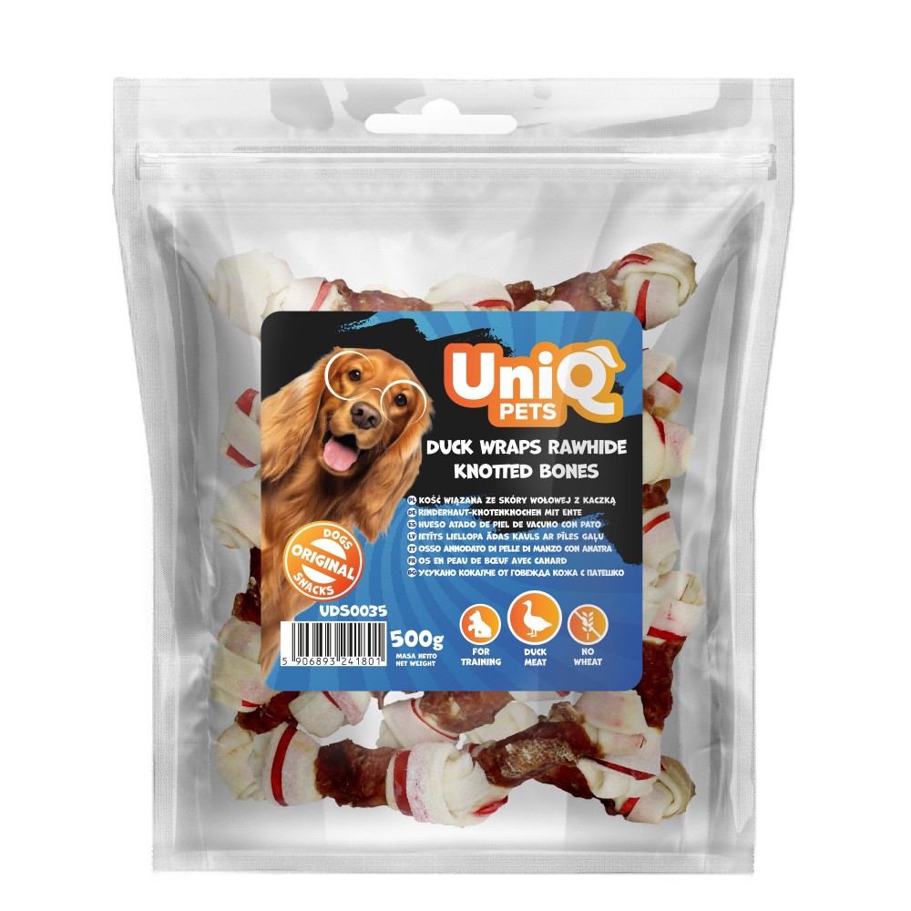 Uniq 500gr Λιχουδιά για Σκύλους Σχήμα Κόκκαλο με Πάπια Uniq 500gr Λιχουδιά για Σκύλους Σχήμα Κόκκαλο με Πάπια