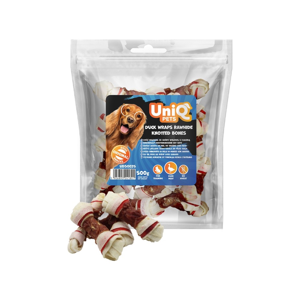Uniq 500gr Λιχουδιά για Σκύλους Σχήμα Κόκκαλο με Πάπια Uniq 500gr Λιχουδιά για Σκύλους Σχήμα Κόκκαλο με Πάπια