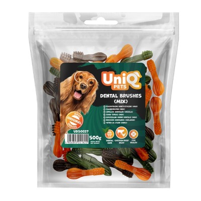 Uniq 500gr Λιχουδιά για Σκύλους Οδοντικές Βούρτσες  Mix Uniq 500gr Λιχουδιά για Σκύλους Οδοντικές Βούρτσες  Mix
