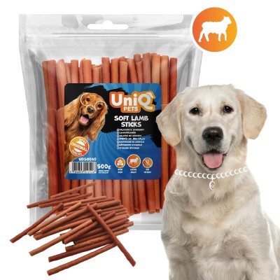 Uniq 500gr Λιχουδιά για Σκύλους Μαλακές Λωρίδες Αρνί Uniq 500gr Λιχουδιά για Σκύλους Μαλακές Λωρίδες Αρνί