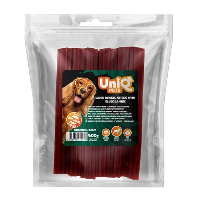 Uniq 500gr Λιχουδιά για Σκύλους Οδοντιατρικά Στικ Αρνιού με Γλυκοζαμίνη 20 εκ. Uniq 500gr Λιχουδιά για Σκύλους Οδοντιατρικά Στικ Αρνιού με Γλυκοζαμίνη 20 εκ.