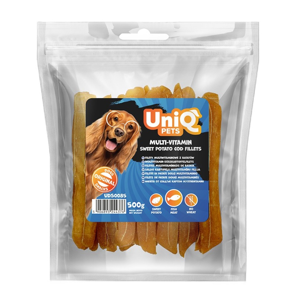 Uniq 500gr Λιχουδιά για Σκύλους Multi-vitamin με Γλυκοπατάτα και Μπακαλιάρο Uniq 500gr Λιχουδιά για Σκύλους Multi-vitamin με Γλυκοπατάτα και Μπακαλιάρο