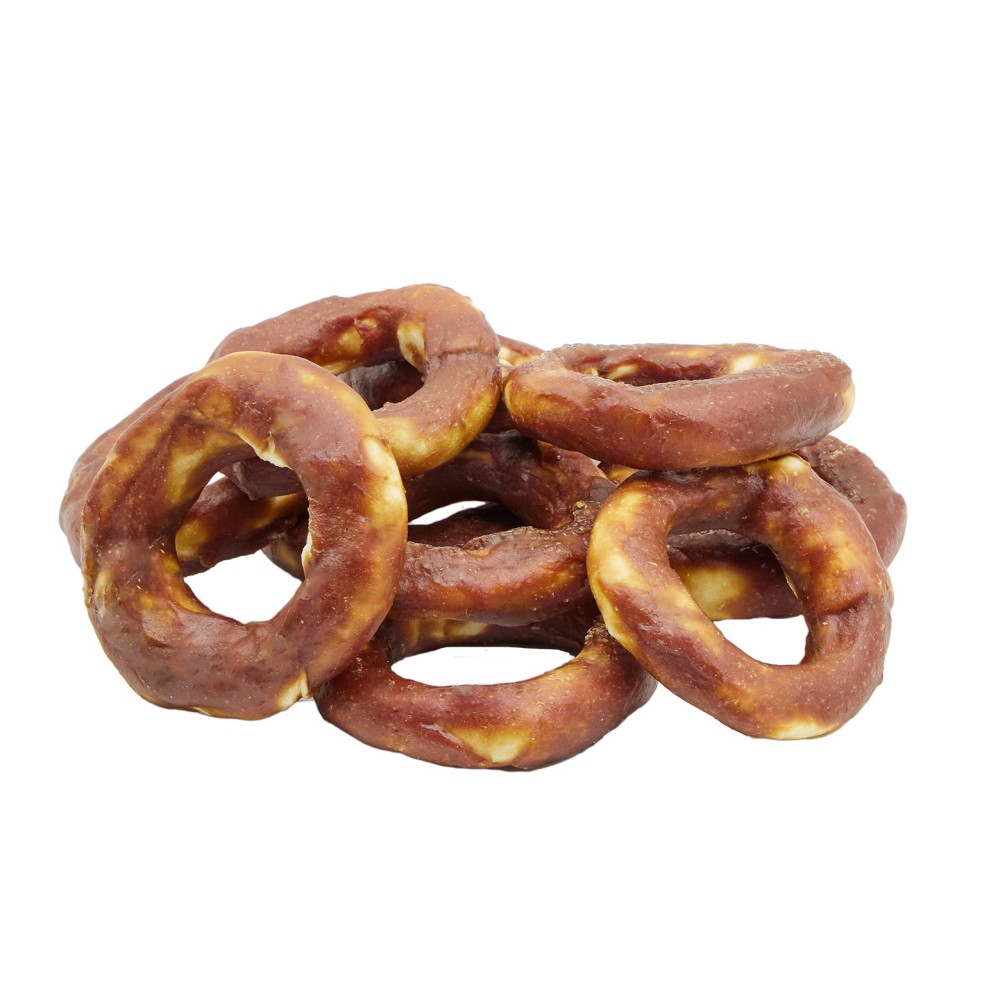 Uniq 500gr Λιχουδιά για Σκύλους Δαχτυλίδια από Δέρμα Τυλιγμένα με Πάπια Uniq 500gr Λιχουδιά για Σκύλους Δαχτυλίδια από Δέρμα Τυλιγμένα με Πάπια