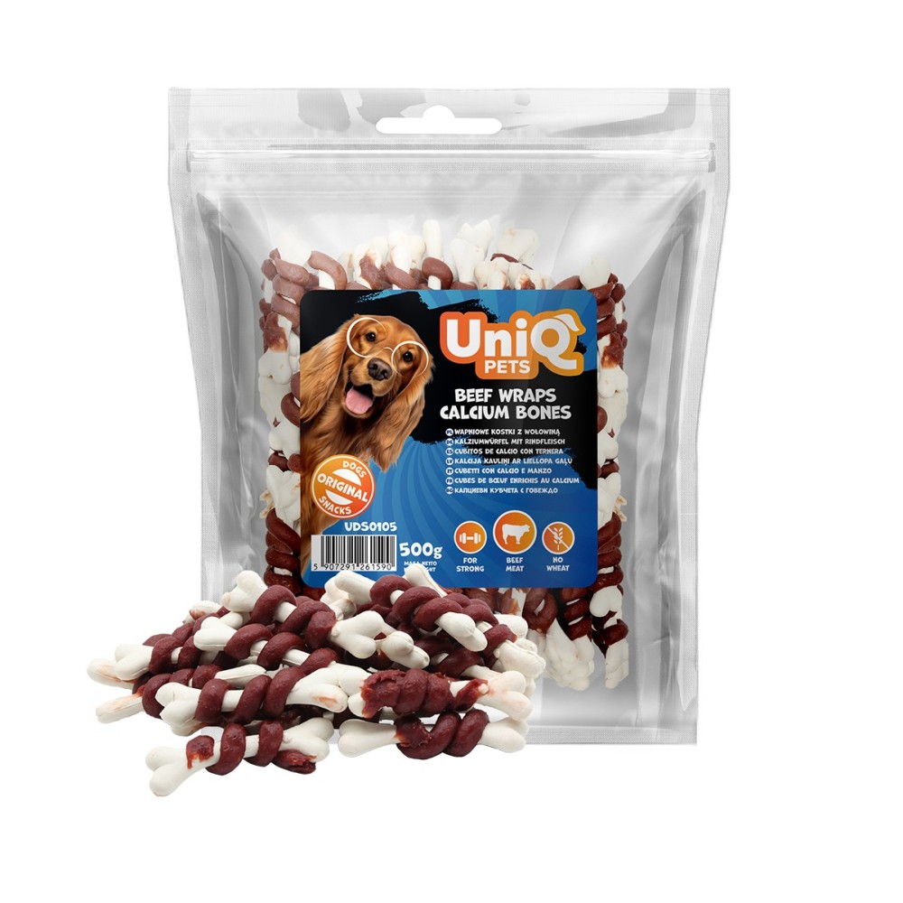 Uniq 500gr Λιχουδιά για Σκύλους Κόκκαλα Μοσχαριού Uniq 500gr Λιχουδιά για Σκύλους Κόκκαλα Μοσχαριού