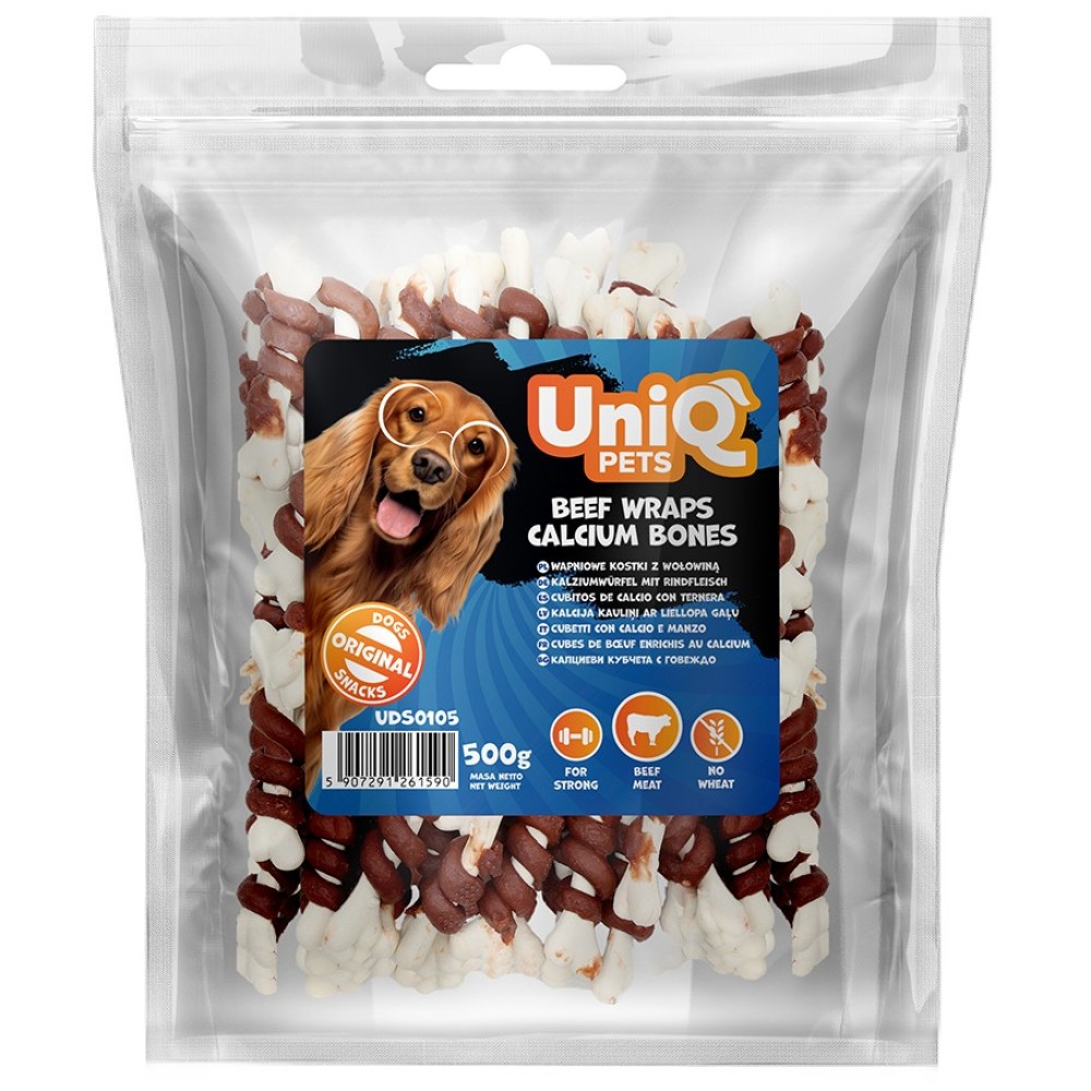 Uniq 500gr Λιχουδιά για Σκύλους Κόκκαλα Μοσχαριού Uniq 500gr Λιχουδιά για Σκύλους Κόκκαλα Μοσχαριού