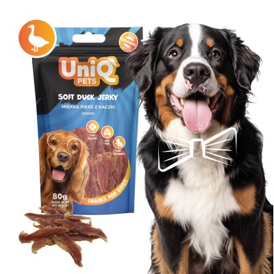 Uniq 80gr Λιχουδιά για Σκύλους Μαλακά Κομμάτια Πάπιας Uniq 80gr Λιχουδιά για Σκύλους Μαλακά Κομμάτια Πάπιας