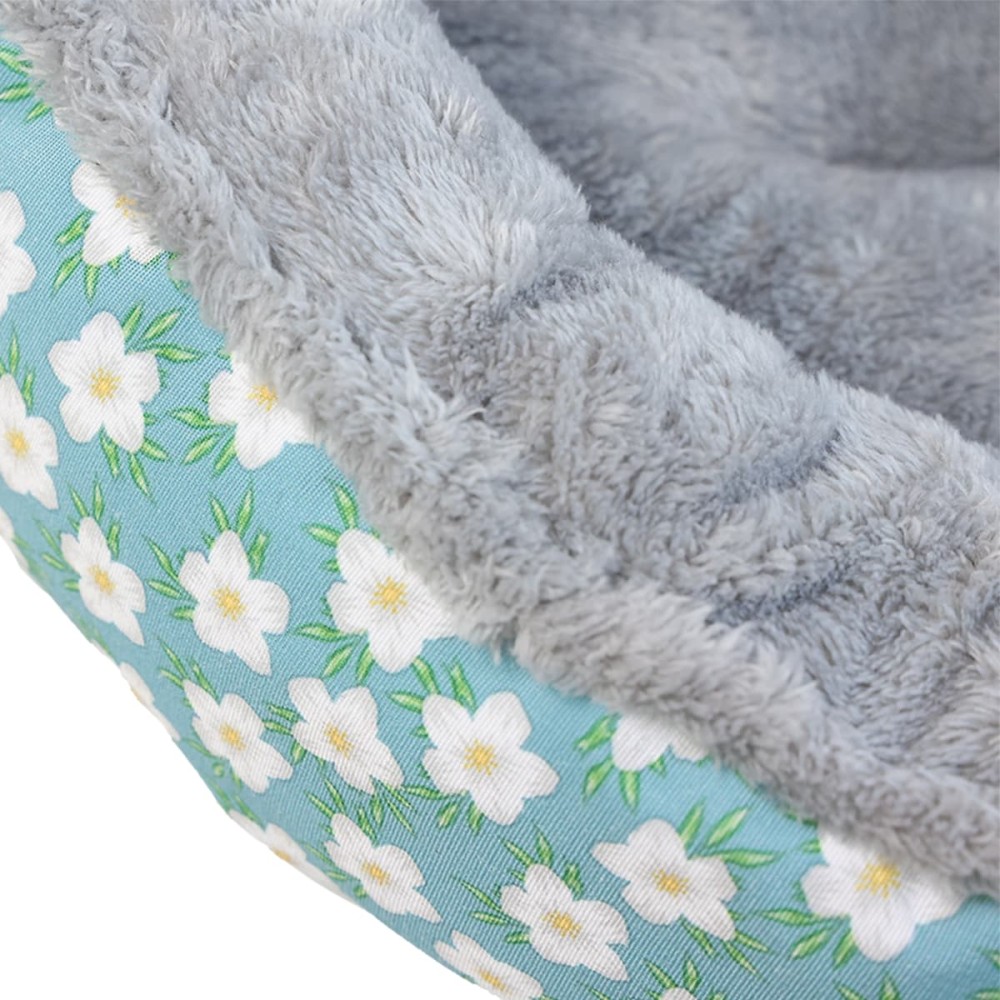 Uniq Κρεβάτι Κατοικιδίων DAILYNAP SNOWFLAKE Στρογγυλό Μπλε Medium