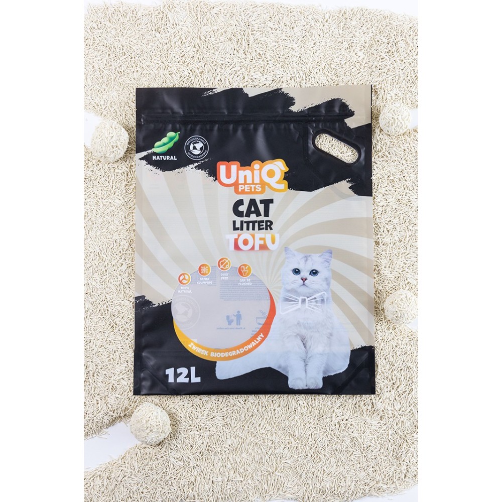 Uniq Βιοδιασπώμενο τόφου 12Lt Άμμος Γάτας Natural Uniq Βιοδιασπώμενο τόφου 12Lt Άμμος Γάτας Natural