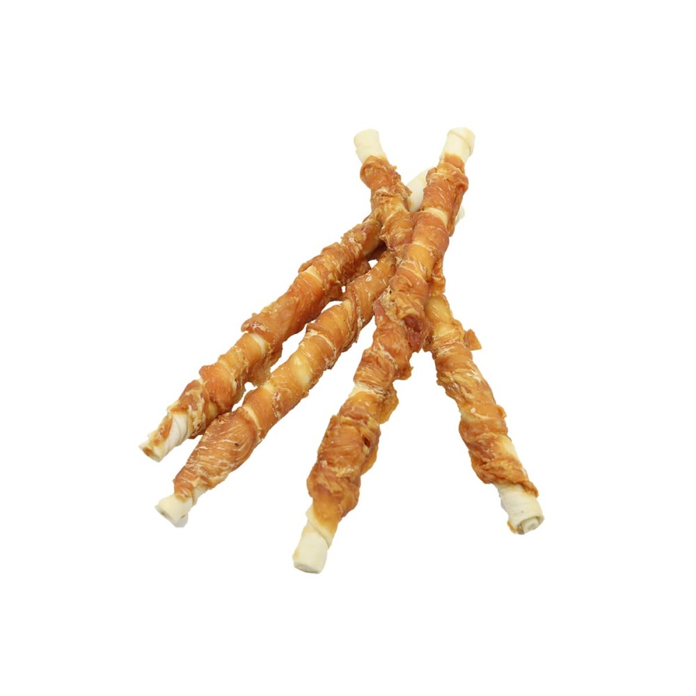 Uniq 320gr Λιχουδιά για Σκύλους Στικς από Δέρμα Τυλιγμένα με Κοτόπουλο 28cm Uniq 320gr Λιχουδιά για Σκύλους Στικς από Δέρμα Τυλιγμένα με Κοτόπουλο 28cm
