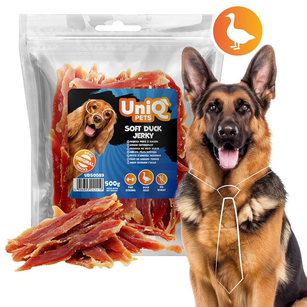 Uniq 500gr Λιχουδιά για Σκύλους Μαλακά Κομμάτια Πάπιας Uniq 500gr Λιχουδιά για Σκύλους Μαλακά Κομμάτια Πάπιας