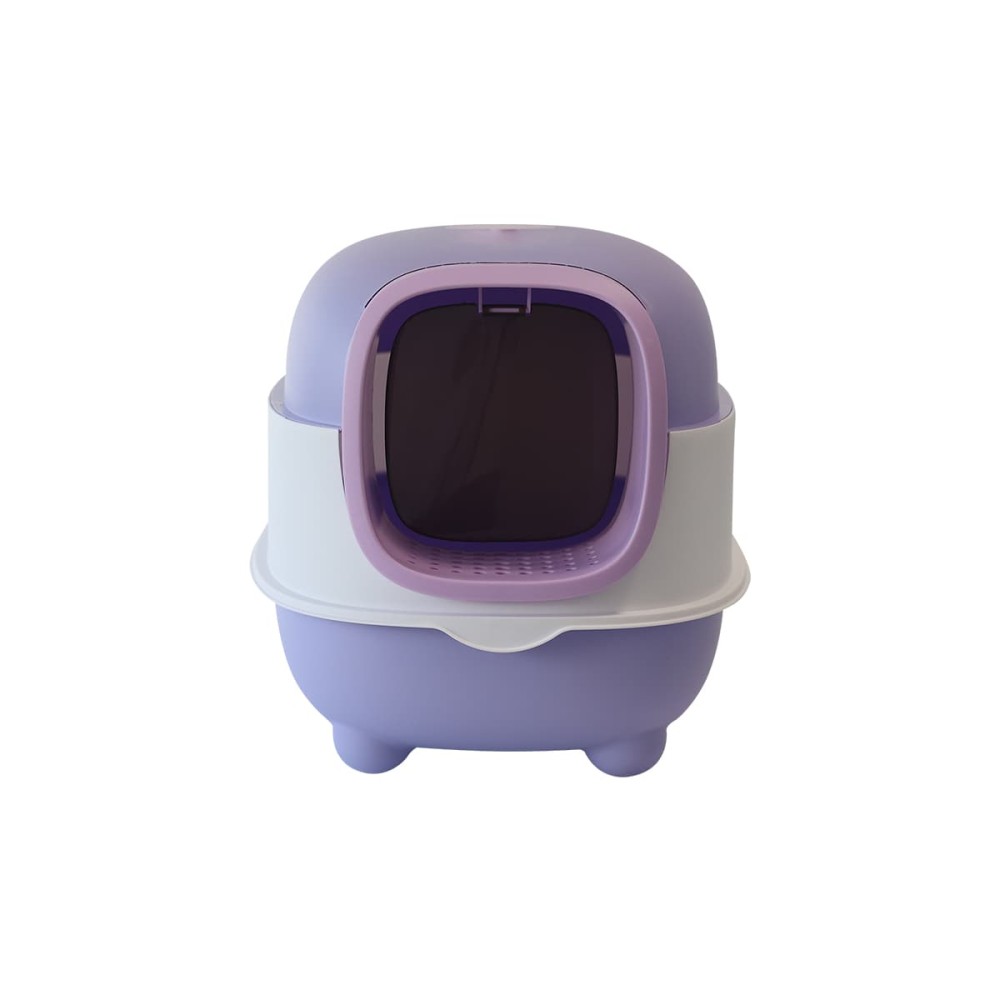 Uniq Τουαλέτα Γάτας Κλειστή με Φτυαράκι Μωβ