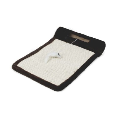 Uniq Λούτρινο Παιχνίδι για Γάτες Ονυχοδρόμιο με Ποντίκι Μαύρο