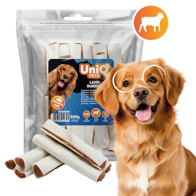 Uniq 500gr Λιχουδιά για Σκύλους Μπουρίτο Αρνιού Uniq 500gr Λιχουδιά για Σκύλους Μπουρίτο Αρνιού