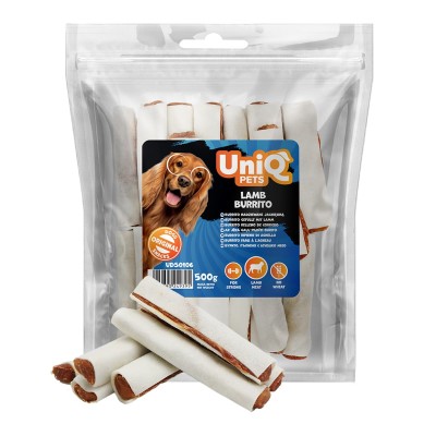 Uniq 500gr Λιχουδιά για Σκύλους Μπουρίτο Αρνιού Uniq 500gr Λιχουδιά για Σκύλους Μπουρίτο Αρνιού