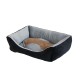 Uniq Κρεβάτι Κατοικιδίων DAILYNAP BONE Τετράγωνο Μαύρο XLarge