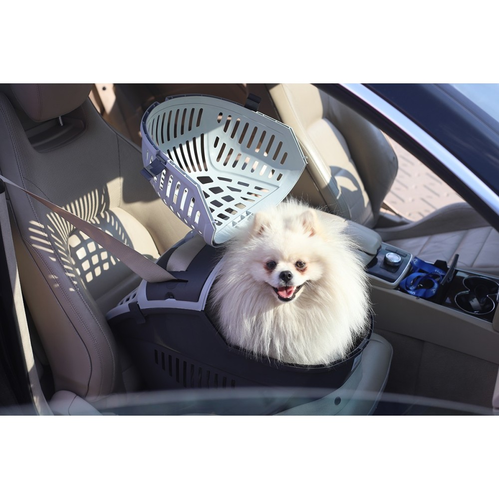 Uniq Pets Κλουβί Μεταφοράς Safeport Avior Χωρίς Bpa (Δισφαινόλη) Γκρι