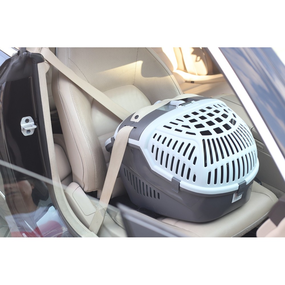 Uniq Pets Κλουβί Μεταφοράς Safeport Avior Χωρίς Bpa (Δισφαινόλη) Γκρι