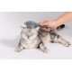 Uniq Pets Χτένα Γάτας Περιποίησης σε Σχήμα Γάτας Γκρι
