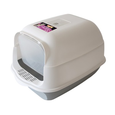 Uniq Τουαλέτα Γάτας Kittycabin Comfort Κλειστή με Φτυαράκι Γκρι