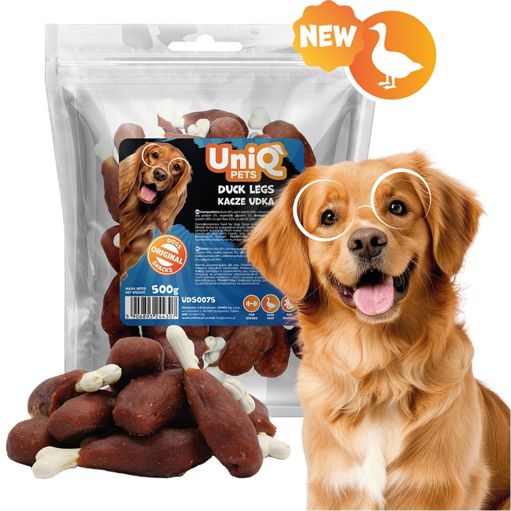Uniq Chewy 500gr Λιχουδιά για Σκύλους Πόδια Πάπιας