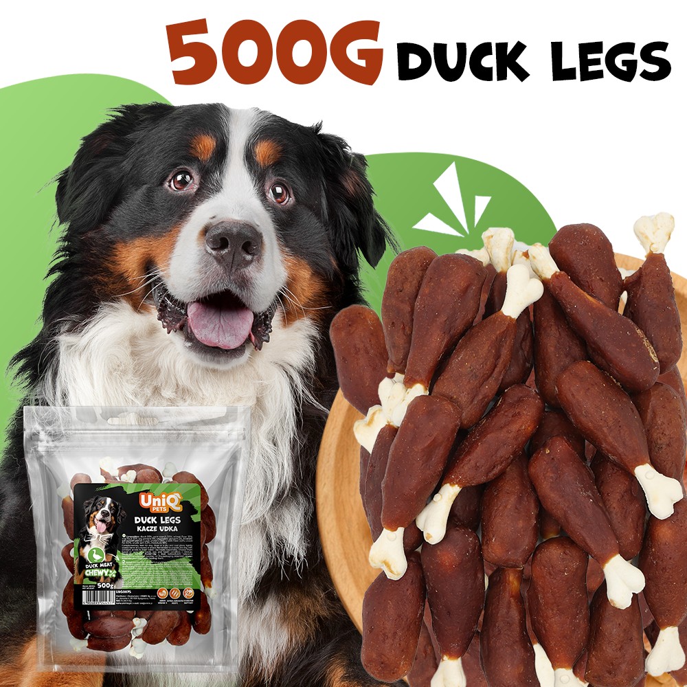 Uniq Chewy 500gr Λιχουδιά για Σκύλους Πόδια Πάπιας