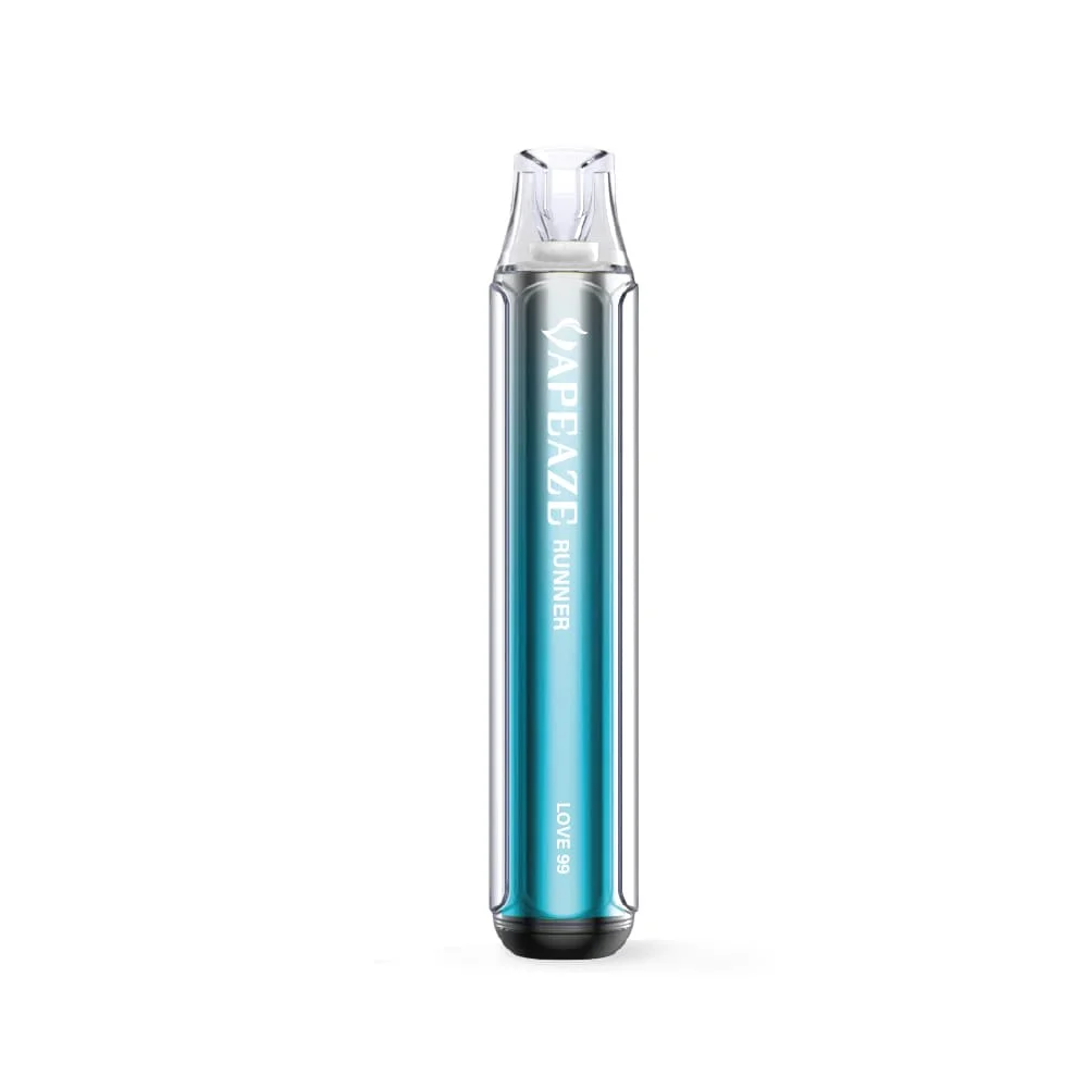 Vapeaze Crystal Runner Vape μιας χρήσης Love 99 2ml 2% νικοτίνη 800puffs Vapeaze Crystal Runner Vape μιας χρήσης Love 99 2ml 2% νικοτίνη 800puffs