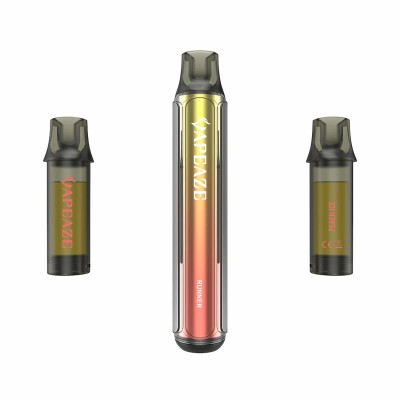 Vapeaze-Runner Pod Αναπλήρωσης 800 Puffs 2% Νικοτίνη Peach Ice