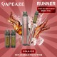 Vapeaze-Runner Pod Αναπλήρωσης 800 Puffs 2% Νικοτίνη Cola Ice