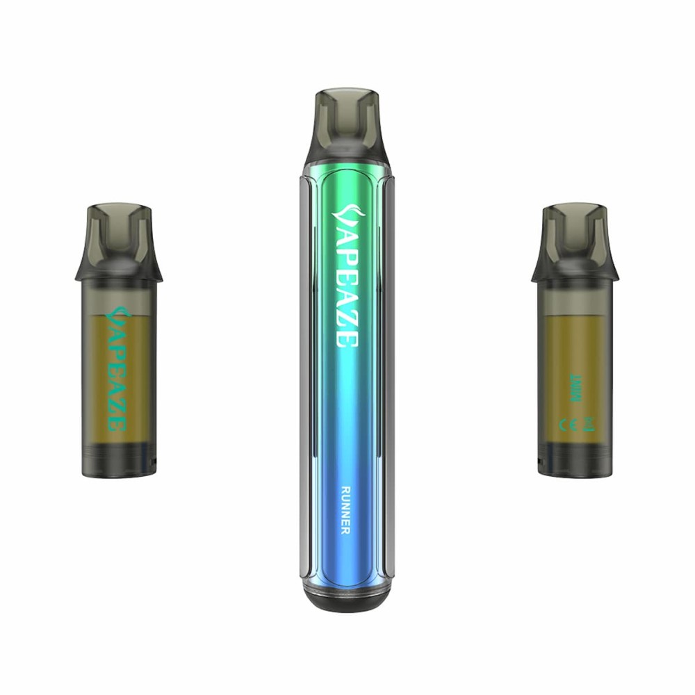 Vapeaze-Runner Pod Αναπλήρωσης 800 Puffs 2% Νικοτίνη Mint