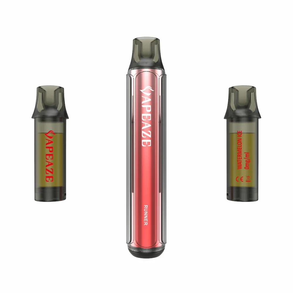 Vapeaze-Runner Pod Αναπλήρωσης 800 Puffs 0% Νικοτίνη Watermelon Vapeaze-Runner Pod Αναπλήρωσης 800 Puffs 0% Νικοτίνη Watermelon