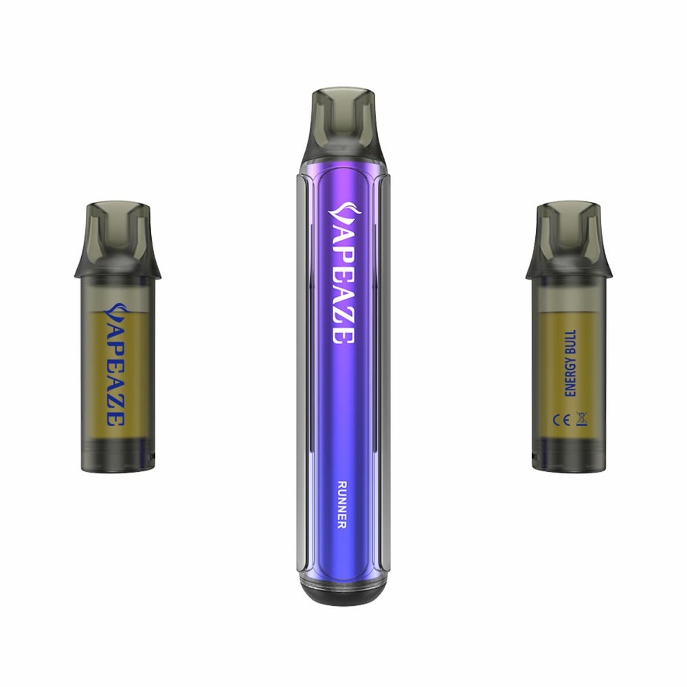 Vapeaze-Runner Pod Αναπλήρωσης 800 Puffs 2% Νικοτίνη Energy Bull