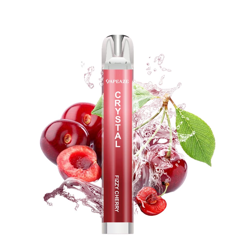 Vapeaze Crystal Vape μιας χρήσης Fizzy Cherry 2ml 2% νικοτίνη 700puffs