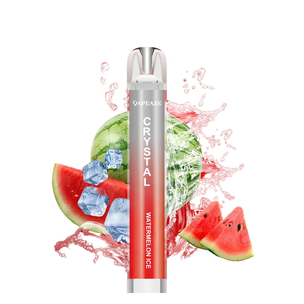 Vapeaze Crystal Vape μιας χρήσης Watermelon Ice 2ml 2% νικοτίνη 700puffs